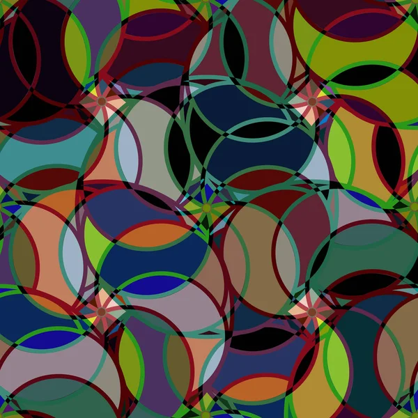 Абстрактная Геометрическая Цветная Векторная Иллюстрация — стоковый вектор