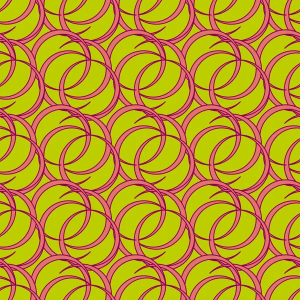 Daireler için arka plan ile Seamless modeli. vektör çizim