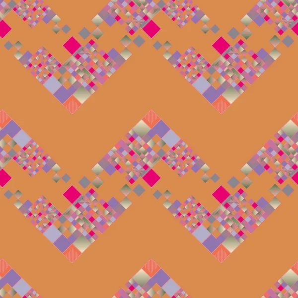 Барвисті Пікселі Векторні Ілюстрації Кубиків Квадратів Фону — стоковий вектор