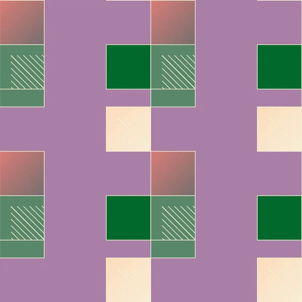Abstract Vectorillustratie Van Blokjes Pleinen Achtergrond — Stockvector