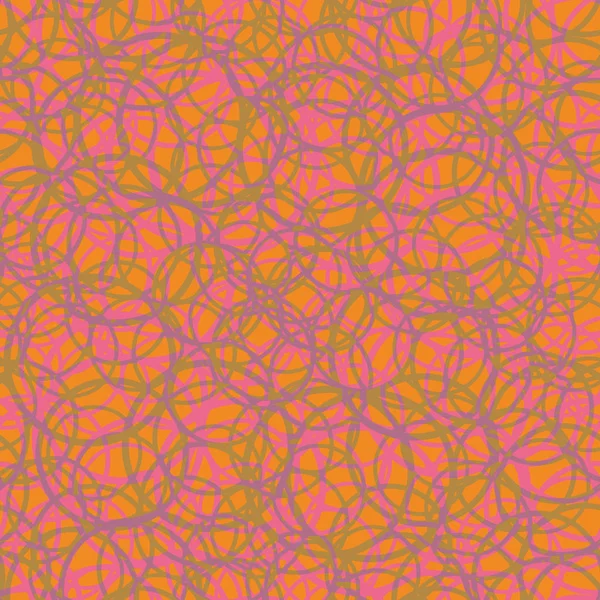 Nahtloses Muster Mit Kreisen Für Den Hintergrund Vektorillustration — Stockvektor