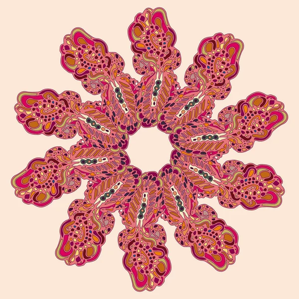 Stil zentangle yeni simetrik mandala doodle ile sanat esin kaynağı oldu. Duvar kağıdı, desen dolgularını, web sayfaları, yüzey dokuları için dekoratif nesne-ebilmek var olmak kullanılmış.