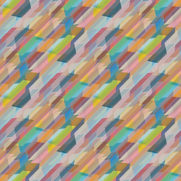 Abstract Geometrisch Kleurrijk Naadloos Patroon Voor Achtergrond — Stockvector