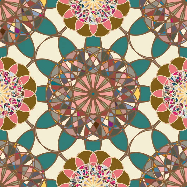  soyut çiçek geometrik Dikişsiz desen arka planı için