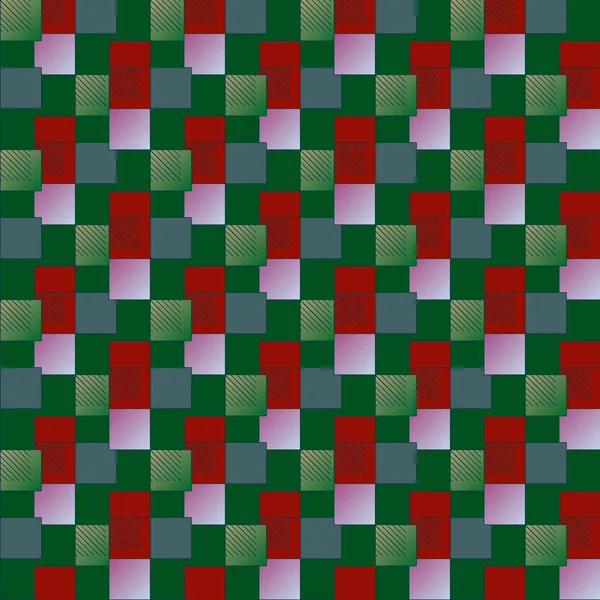 立方体和正方形背景的抽象向量例证 — 图库矢量图片