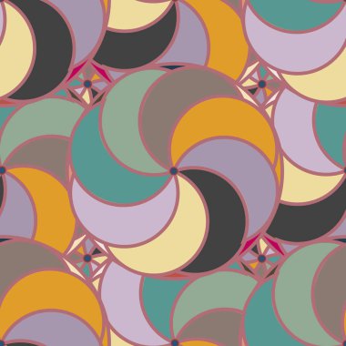 soyut geometrik renk desenli vektör çizimi