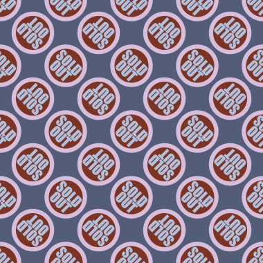 Dikişsiz desen, vektör çizim sattı