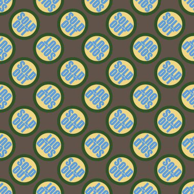 Dikişsiz desen, vektör çizim sattı