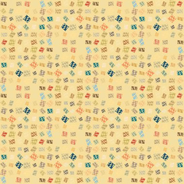 soyut geometrik renkli Dikişsiz desen arka plan için vektör çizim