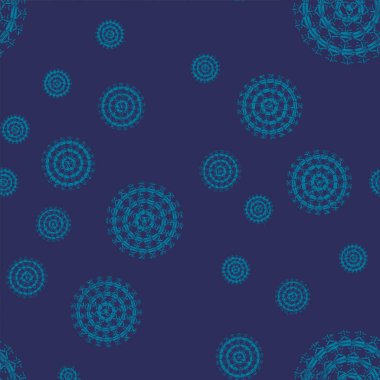 Sorunsuz soyut mandala desen. Basit şekiller oluşan süsleme. 