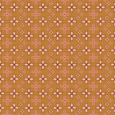 Çiçekler, vektör çizim ile çok renkli geometrik seamless modeli 