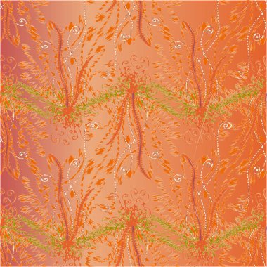 soyut çiçek deseni, vektör illüstrasyonu