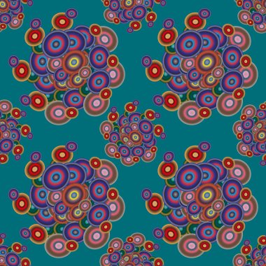 soyut geometrik renkli Dikişsiz desen arka plan için vektör çizim