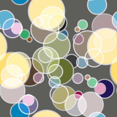 Daireler ile sorunsuz arka plan