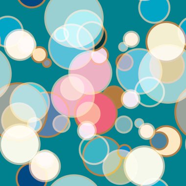 Daireler ile sorunsuz arka plan