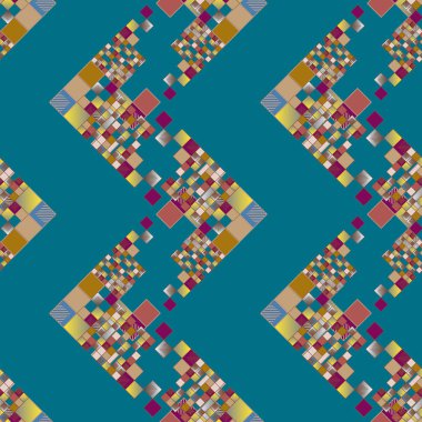 geometrik küpleri ve kareler arka plan tasarlamak vektör çizim