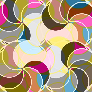 soyut geometrik renk desenli vektör çizimi