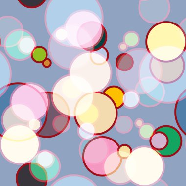 Daireler ile sorunsuz arka plan