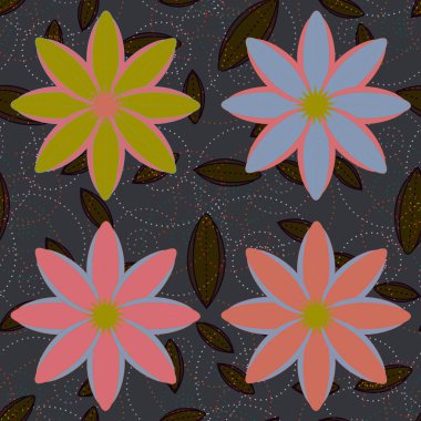 vektör çizim arka planı için seamless modeli   