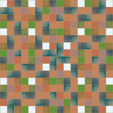 geometrik küpleri ve kareler arka plan tasarlamak vektör çizim