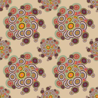 soyut geometrik renkli Dikişsiz desen arka plan için vektör çizim