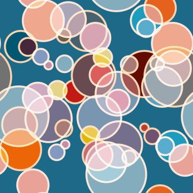 Daireler ile sorunsuz arka plan