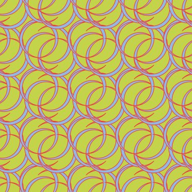 Daireler için arka plan ile Seamless modeli. vektör çizim