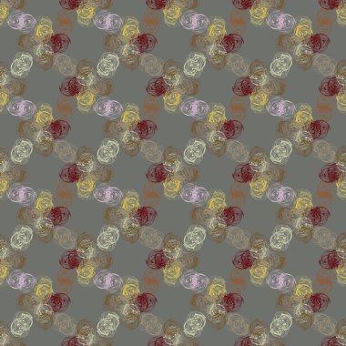 Soyut geometrik renkli seamless modeli, arka plan