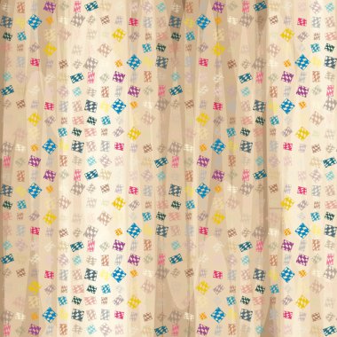 soyut geometrik renkli Dikişsiz desen arka plan için vektör çizim