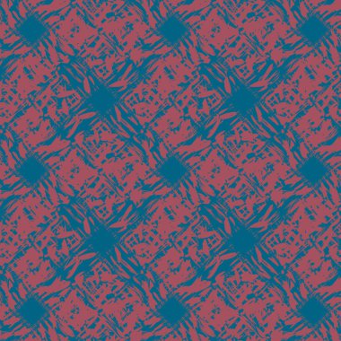 Dekoratif renkli kesintisiz vektör desen