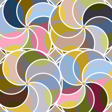 soyut geometrik renk desenli vektör çizimi