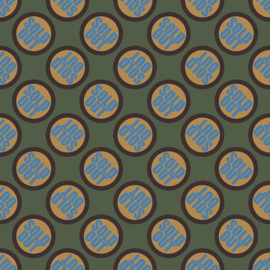 Dikişsiz desen, vektör çizim sattı