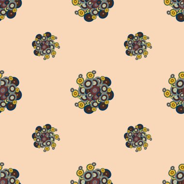 soyut geometrik renkli Dikişsiz desen arka plan için vektör çizim