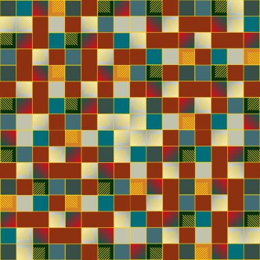 geometrik küpleri ve kareler arka plan tasarlamak vektör çizim