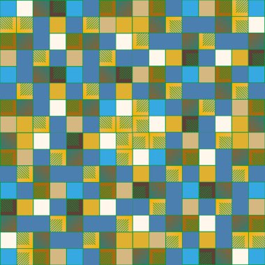 geometrik küpleri ve kareler arka plan tasarlamak vektör çizim