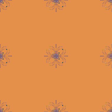 Vintage seamless modeli, vektör çizim 