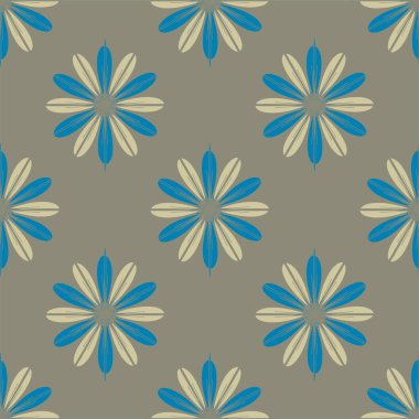  arka plan için çiçekli soyut geometrik seamless modeli