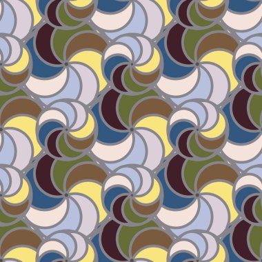 soyut geometrik renk desenli vektör çizimi