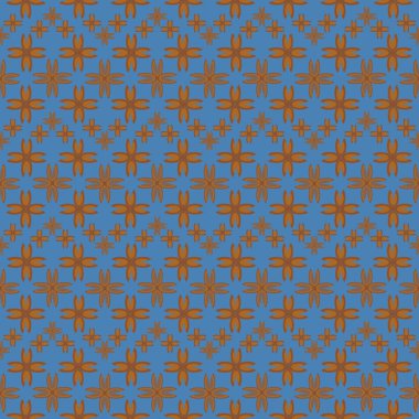 Çiçekler, vektör çizim ile çok renkli geometrik seamless modeli 