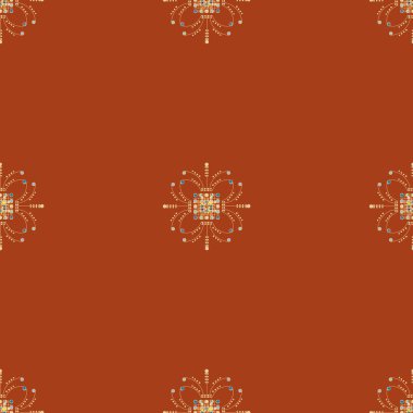 Vintage seamless modeli, vektör çizim 