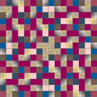 geometrik küpleri ve kareler arka plan tasarlamak vektör çizim