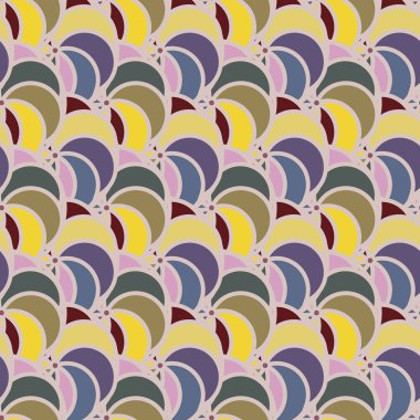 soyut geometrik renk desenli vektör çizimi