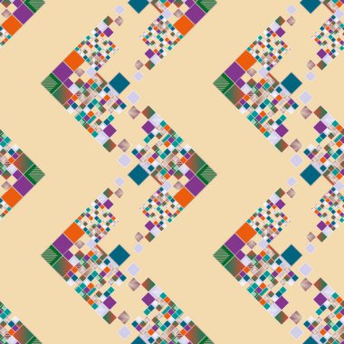 geometrik küpleri ve kareler arka plan tasarlamak vektör çizim