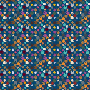 Çok renkli diş parlak Dikişsiz desen arka planı için.