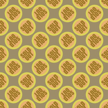 Dikişsiz desen, vektör çizim sattı