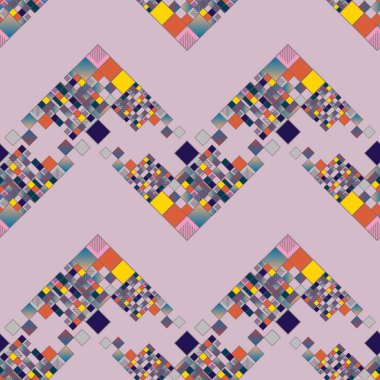 geometrik küpleri ve kareler arka plan tasarlamak vektör çizim