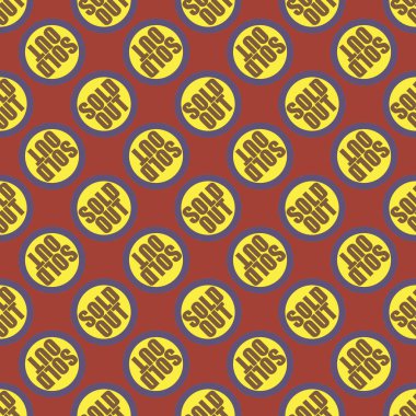 Dikişsiz desen, vektör çizim sattı