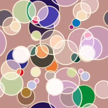 Daireler ile sorunsuz arka plan