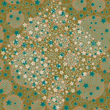 soyut geometrik renkli seamless modeli yıldız ile. Vektör çizim 