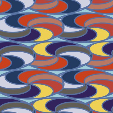 soyut geometrik renk desenli vektör çizimi